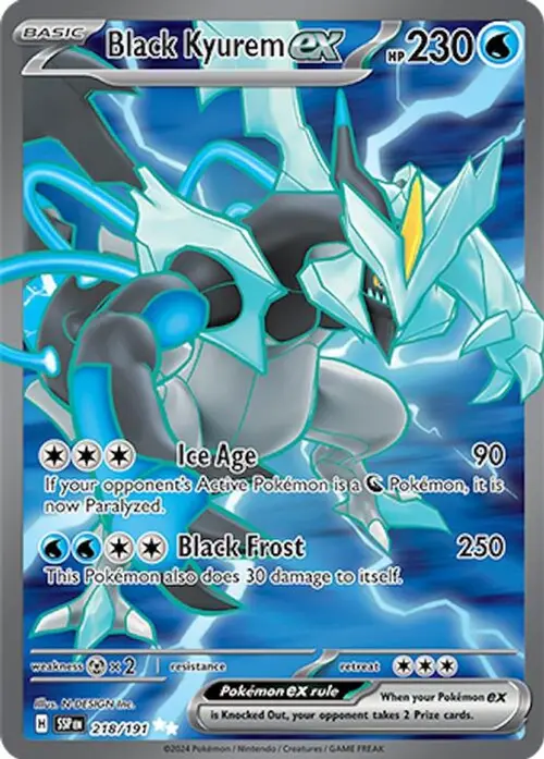 Black Kyurem ex - 218/191 card art