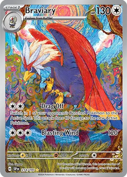Braviary - 214/191 card art