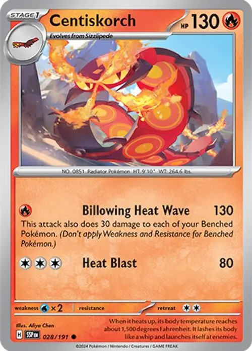 Centiskorch card art