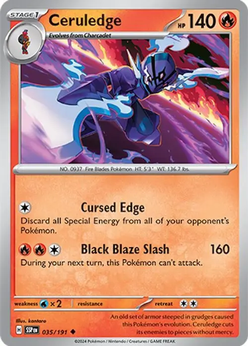Ceruledge - 035/191 card art