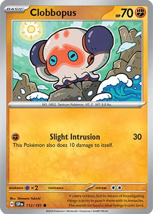 Clobbopus - 112/191 card art