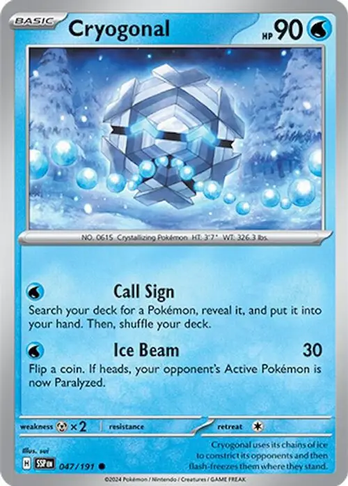 Cryogonal card art