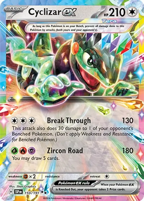 Cyclizar ex - 159/191 card art