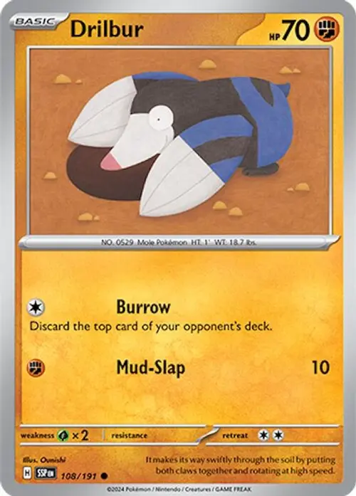 Drilbur card art