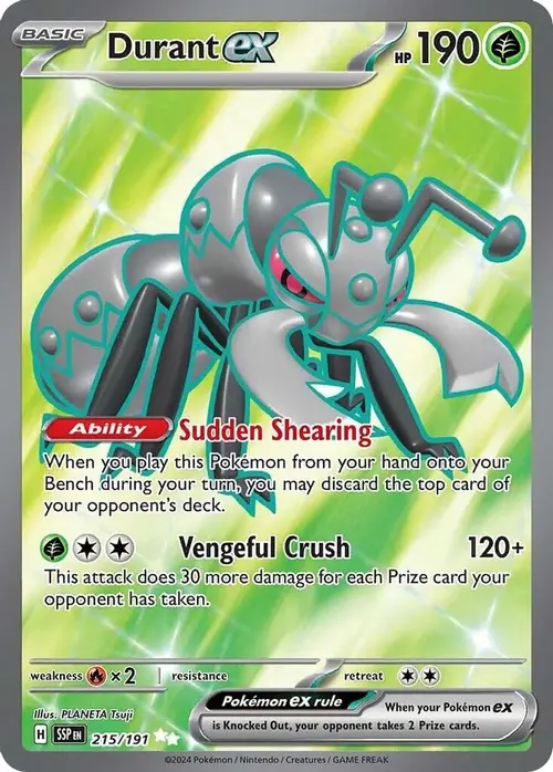 Durant ex - 215/191 card art