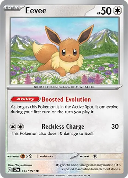 Eevee card art