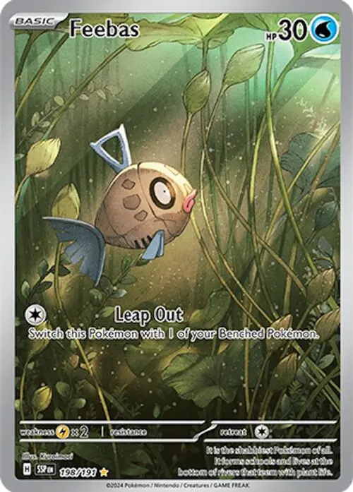 Feebas - 198/191 card art