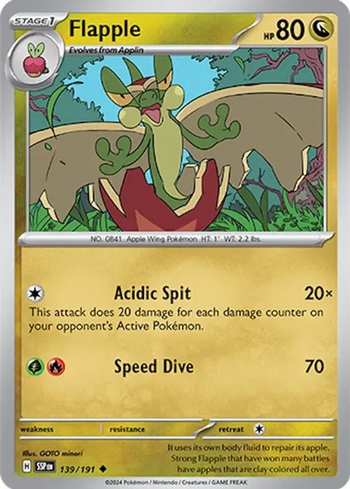 Flapple - 139/191 card art