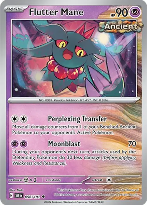 Flutter Mane card art