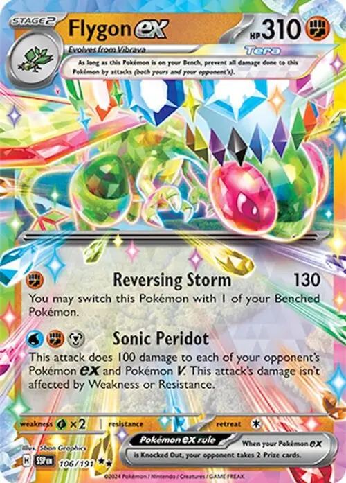 Flygon ex - 106/191 card art