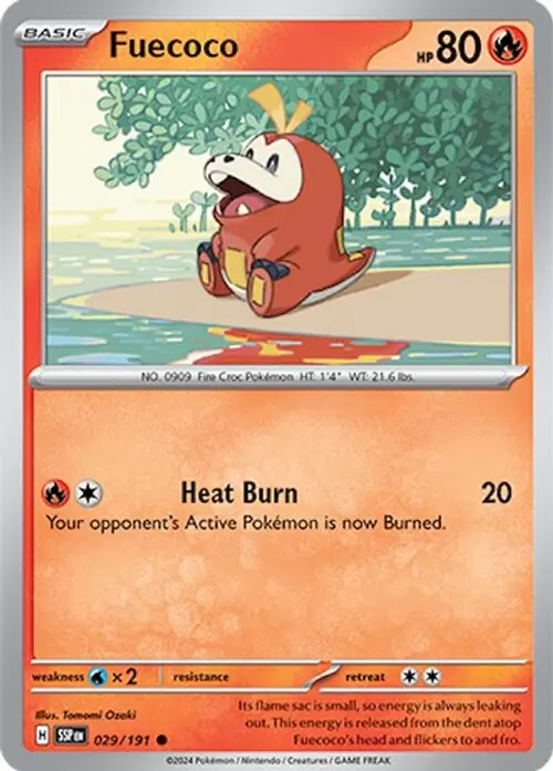Fuecoco card art