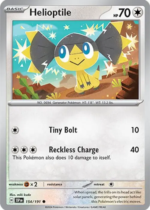 Helioptile card art