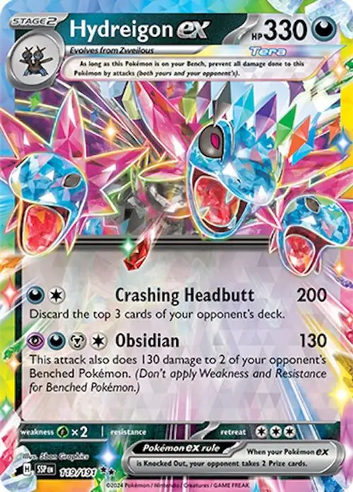Hydreigon ex - 119/191 card art