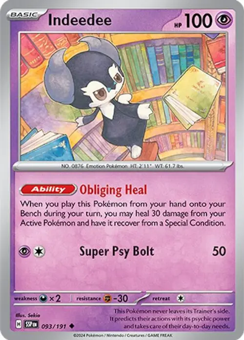 Indeedee card art