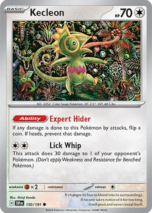 Kecleon - 150/191 card art