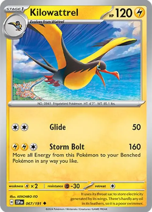 Kilowattrel card art
