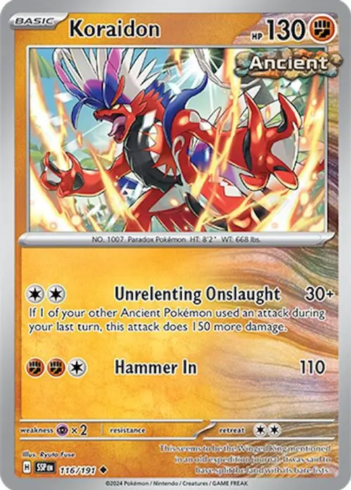Koraidon card art