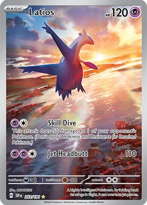 Latios - 203/191 card art