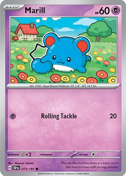 Marill card art