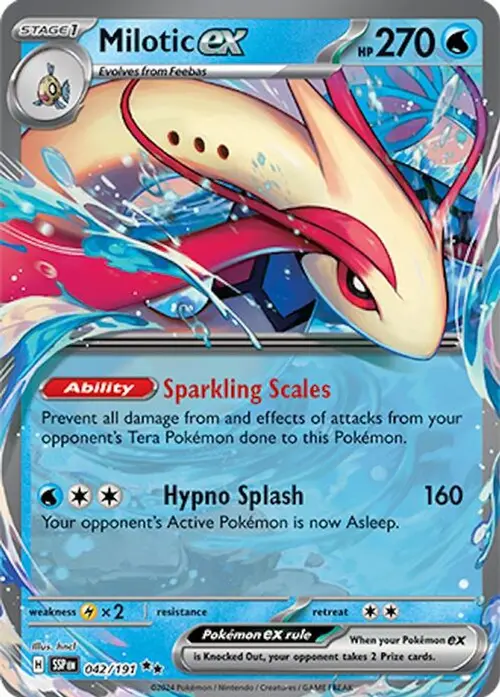 Milotic ex - 042/191 card art