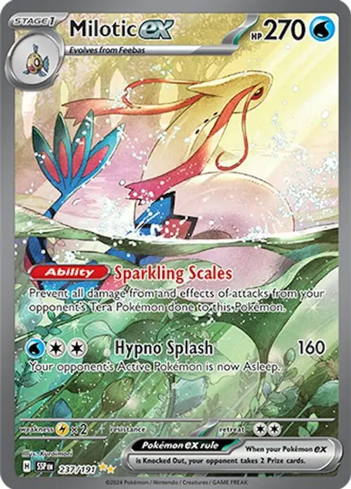 Milotic ex - 237/191 card art