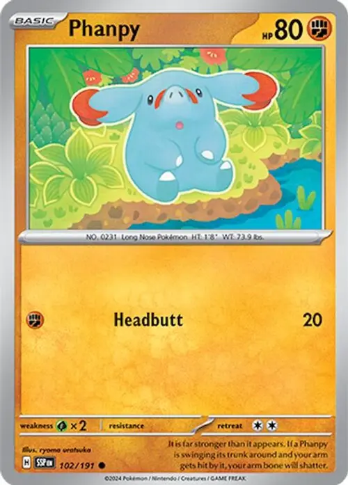 Phanpy - 102/191 card art