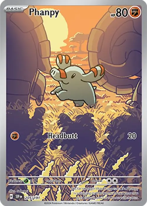 Phanpy - 205/191 card art