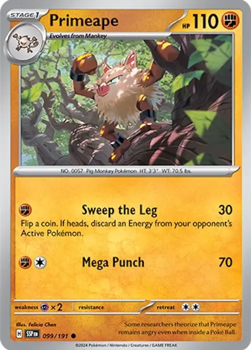 Primeape card art