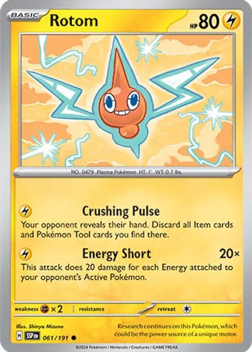 Rotom card art