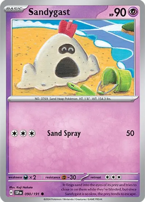 Sandygast card art
