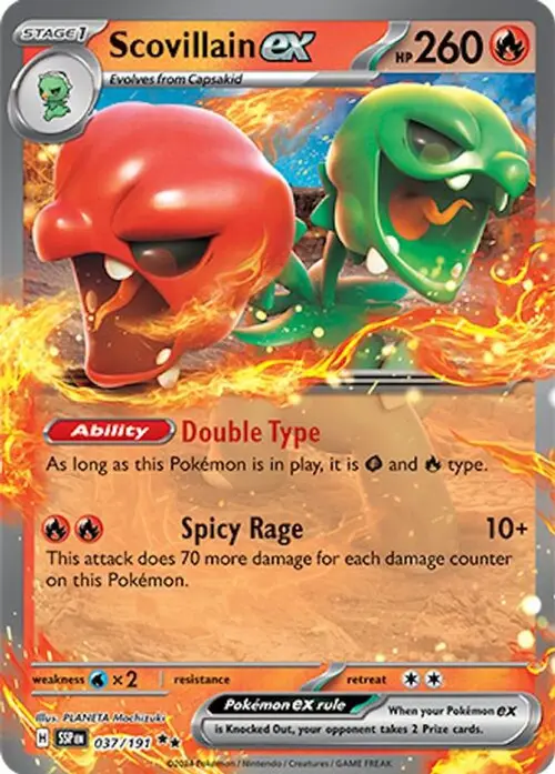 Scovillain ex - 037/191 card art