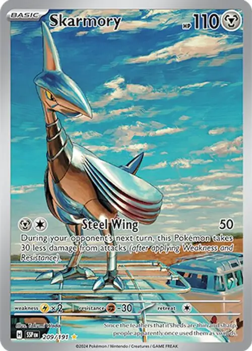 Skarmory - 209/191 card art