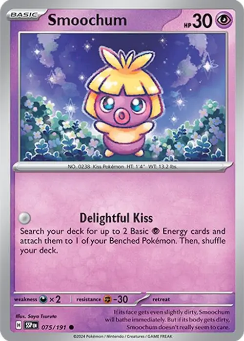 Smoochum card art