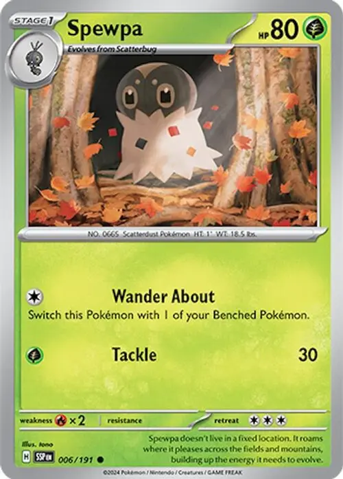 Spewpa card art