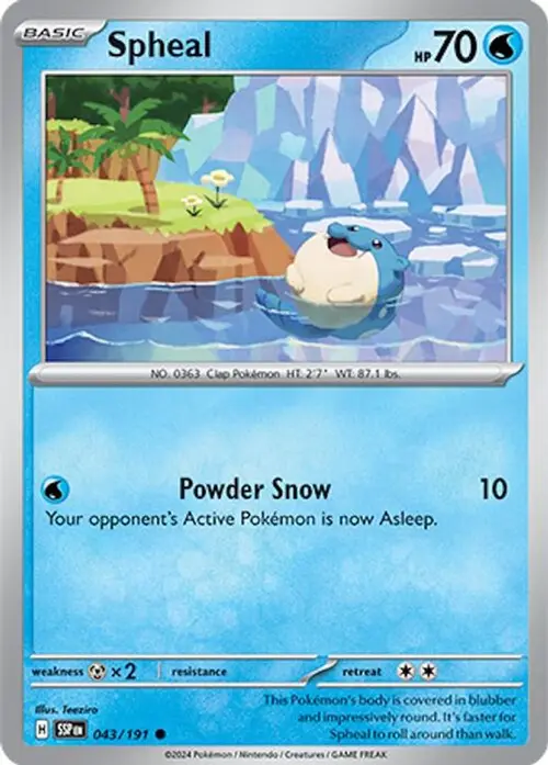 Spheal - 043/191 card art
