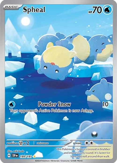 Spheal - 199/191 card art