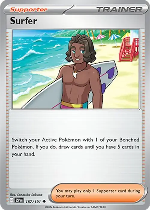 Surfer - 187/191 card art
