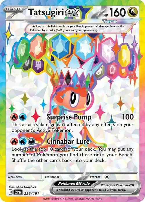 Tatsugiri ex - 226/191 card art