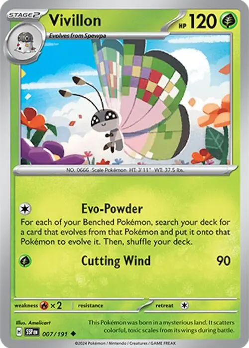 Vivillon - 007/191 card art