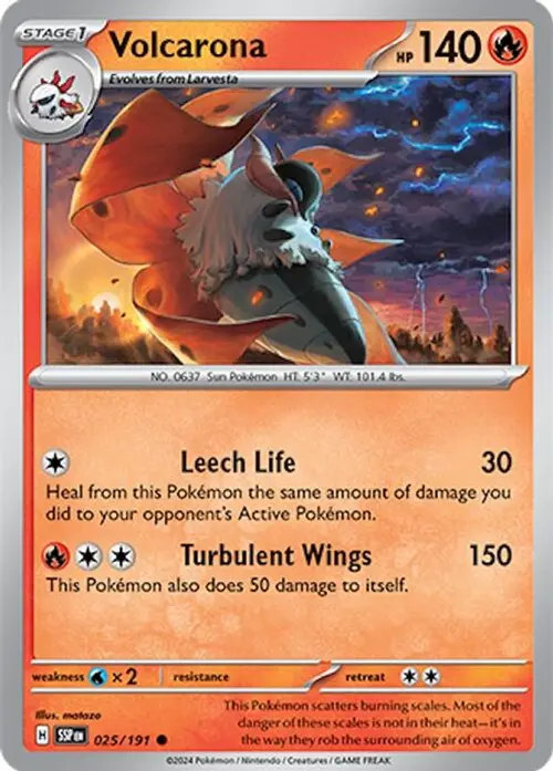 Volcarona card art