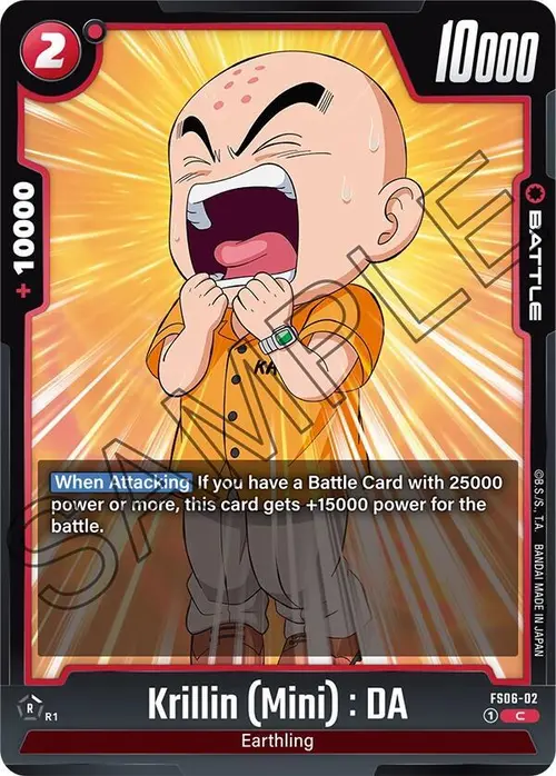 Krillin (Mini) : DA card art