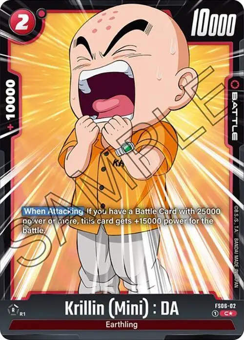 Krillin (Mini) : DA (Bonus Pack Alternate Art) card art