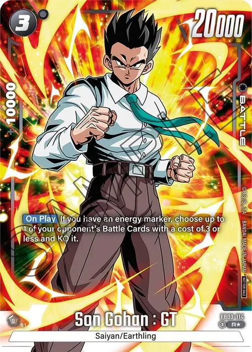 Son Gohan : GT (Tournament Pack -Winner- 04) card art