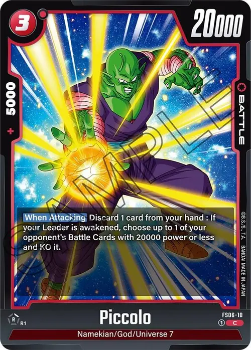 Piccolo card art