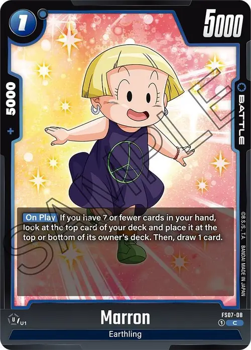 Marron card art