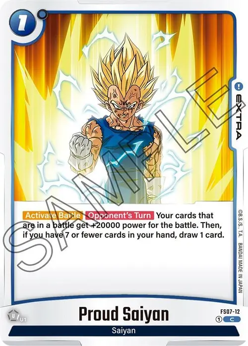 Proud Saiyan card art