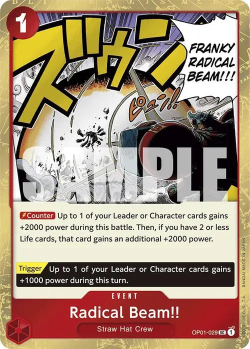 Radical Beam!! (Jolly Roger Foil) card art