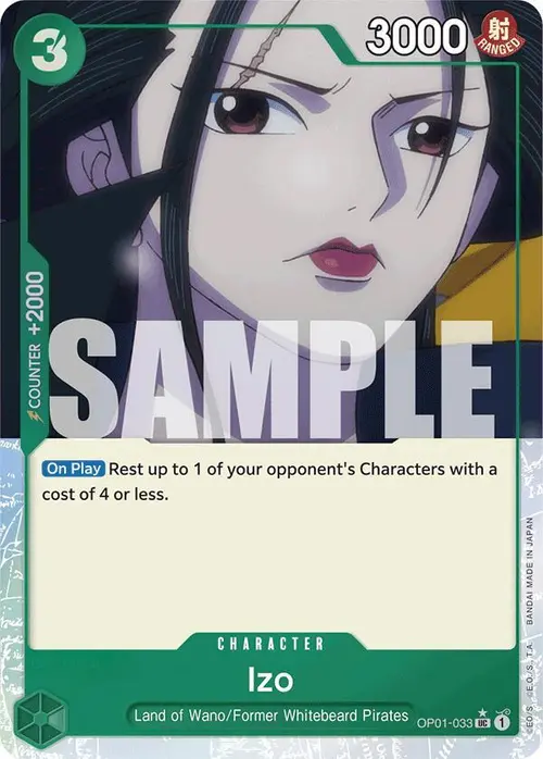 Izo (OP01-033) (Full Art) card art