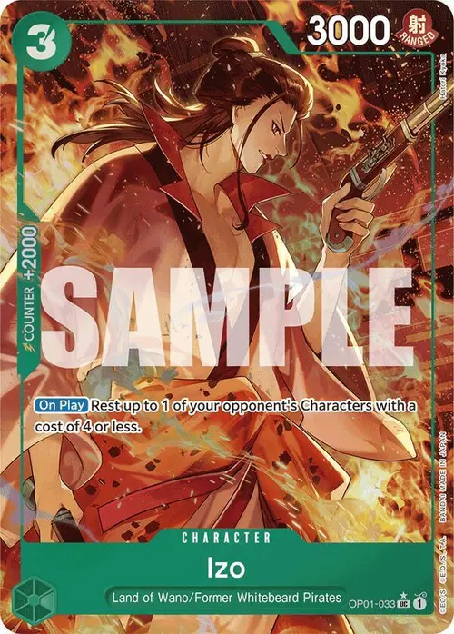 Izo (OP01-033) (Alternate Art) card art
