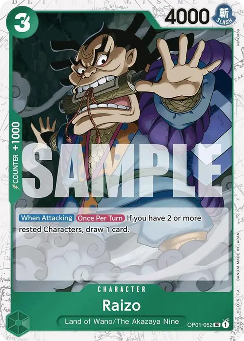 Raizo (Jolly Roger Foil) card art